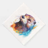 Otter Serviette (Ecke)