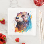 Otter Serviette (Beispiel)