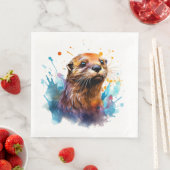 Otter Serviette (Beispiel)