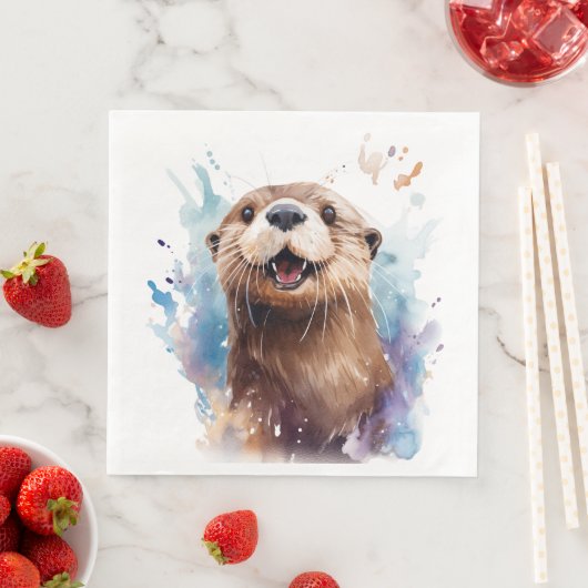 Otter Serviette (Beispiel)