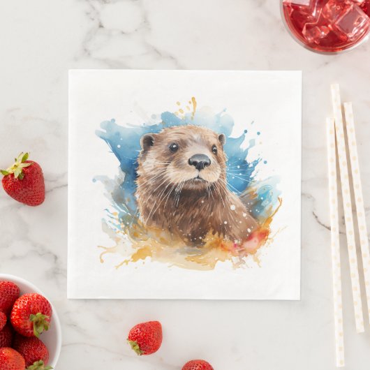 Otter Serviette (Beispiel)