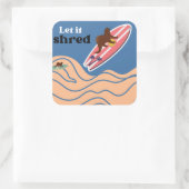 Otter Shred Sticker (Tasche)