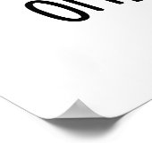 Otter Sight Typ Funny Animal Pub Poster (Ecke)