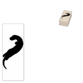 Otter Silhouette Gummistempel (Stempel)