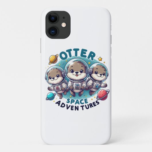 Otter Space Abenteuer Case-Mate iPhone Hülle (Rückseite)
