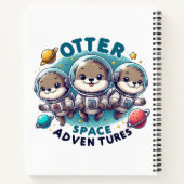 Otter Space Abenteuer Notizblock (Rückseite)