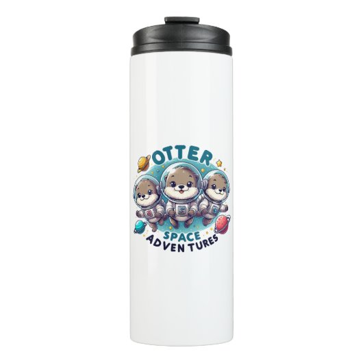 Otter Space Abenteuer Thermosbecher (Vorderseite)
