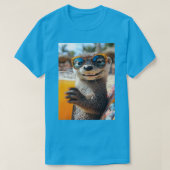 Otter - Strandparty-Modus T-Shirt (Design vorne)