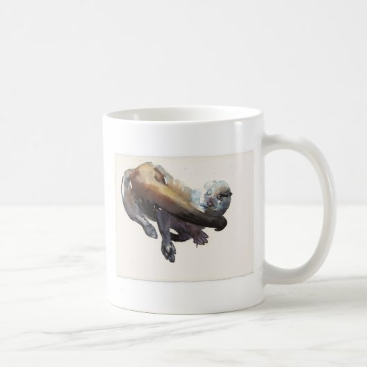 Otter-Studie I - 'Talisker Kaffeetasse (Rechts)