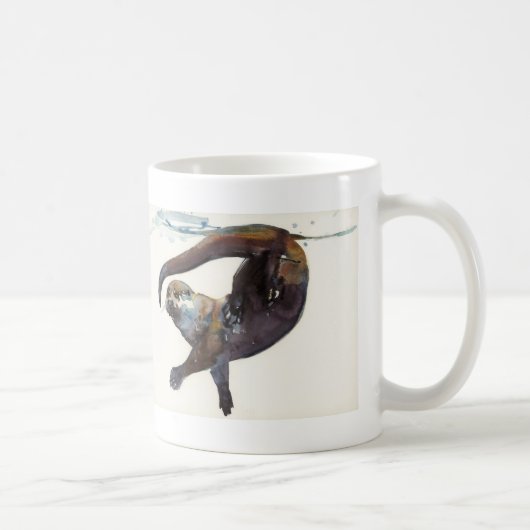 Otter-Studie II - 'Talisker Kaffeetasse (Rechts)