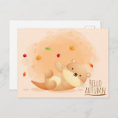 Otter Summer Postcard Postkarte (Vorne/Hinten)