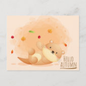 Otter Summer Postcard Postkarte (Vorderseite)