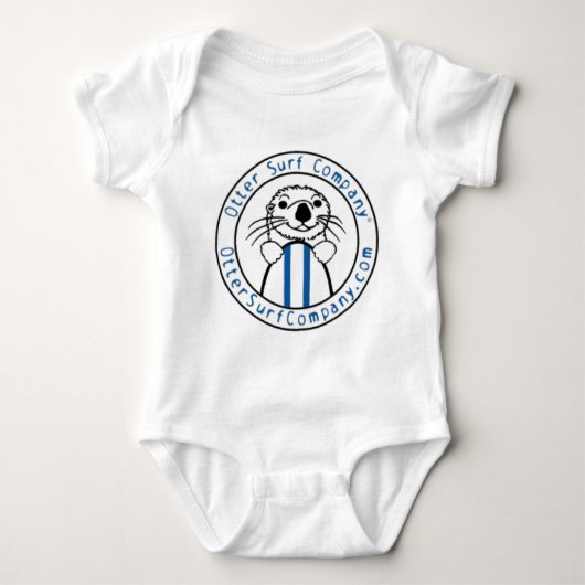 Otter Surf Company - Baby-Shirt Baby Strampler (Vorderseite)