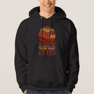 Otter Süße Tier Sea Otters Spaß Hoodie