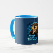 Otter the Friendly Best Friend Tasse (Vorderseite Links)
