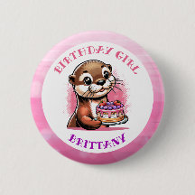 Otter Themed Birthday Girl