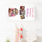 Otter Themed Girls Geburtstagsparty Foto Banner (Insitu)