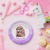 Otter Themed Girls Geburtstagsparty Pappteller (Party)