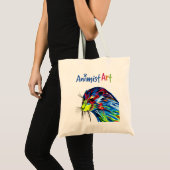 Otter Tote Tasche von Animist Art (Vorderseite (Produkt))