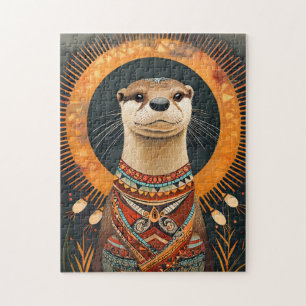 Otter-Totem – Spielbarer Deco-Geist Puzzle