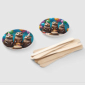 Otter Triplets Birthday Party, Fächer (Non-assembled)
