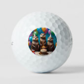 Otter Triplets Birthday Party, Golfball (Vorderseite)