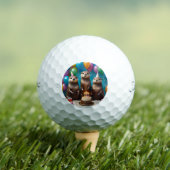 Otter Triplets Birthday Party, Golfball (Insitu T-Shirt)