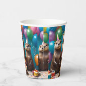 Otter Triplets Birthday Party, Pappbecher (Rechts)