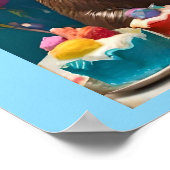 Otter Triplets Birthday Party, Poster (Ecke)