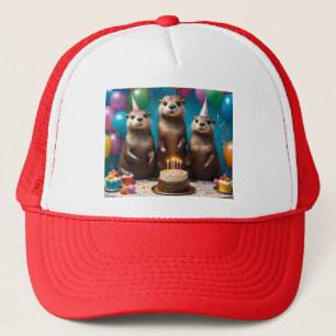 Otter Triplets Birthday Party, Truckerkappe