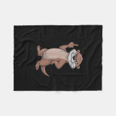 Otter Twinkle Little Snitch Mind Your Business Nos Fleecedecke (Vorderseite (Horizontal))