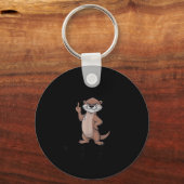 Otter Twinkle Little Snitch Mind Your Business Nos Schlüsselanhänger (Vorderseite)