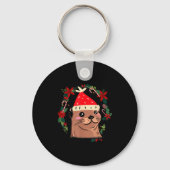 Otter Ugly Christmas Christmas Winter  Schlüsselanhänger (Vorderseite)