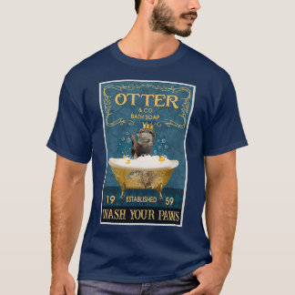 Otter und Co-Bath-Seife waschen Ihre Paare T-Shirt