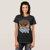 Otter und Spielzeug T-Shirt (Vorne ganz)