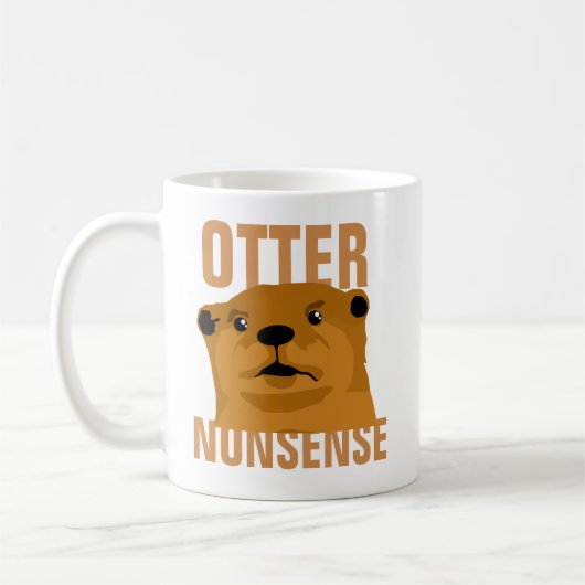 Otter-Unsinn Kaffeetasse (Links)