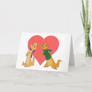 Otter Valentine Card Feiertagskarte