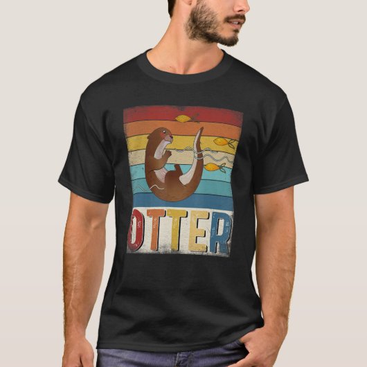 Otter Vintag T-Shirt (Vorderseite)