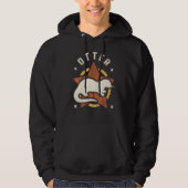 Otter Vintage Retro Classic Animal Hoodie (Vorderseite)
