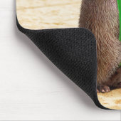 Otter Wearing Mankini Mousepad (Ecke)