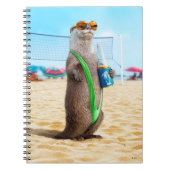 Otter Wearing Mankini Notizblock (Vorderseite)