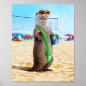 Otter Wearing Mankini Poster (Vorne)