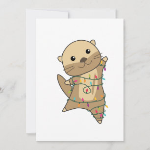 Otter Weihnachten Schnee Winter Tiere Otter