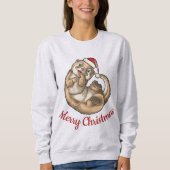 Otter Weihnachten T - Shirt (Vorderseite)
