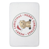 Otter Weihnachtsschnee Wintertiere Otter Bath Mat Badematte (Vorderseite Vertikal)