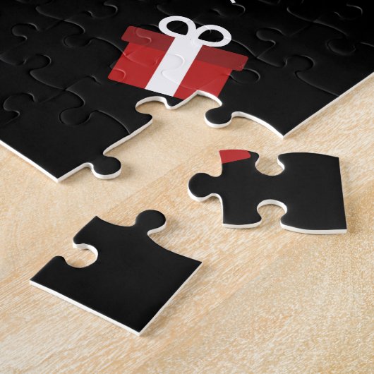 Otter Weihnachtsschnee Wintertiere Otter Puzzle (Seite)