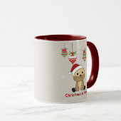 Otter Weihnachtsschnee Wintertiere Otter Tasse (VorderseiteRechts)