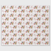 Otter With Snowman In Winter For Christmas Holiday Geschenkpapier (Flach)