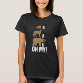 Otter Wolf Bear Oh My Gay Slang Lgbt T-Shirt (Vorderseite)