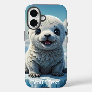 Otterbox-Baby-Siegel auf einem Eisberg iPhone 16 Hülle